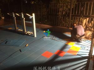 悬浮拼装地板施工,深圳市悦健体育,球场施工建设